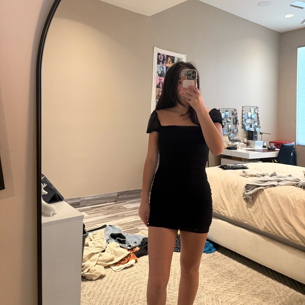 Black princess Polly mini dress